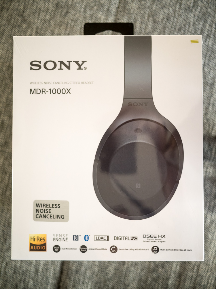 Sony MDR-1000X Noise Cancelling Bluetooth Headphones Wireless - White