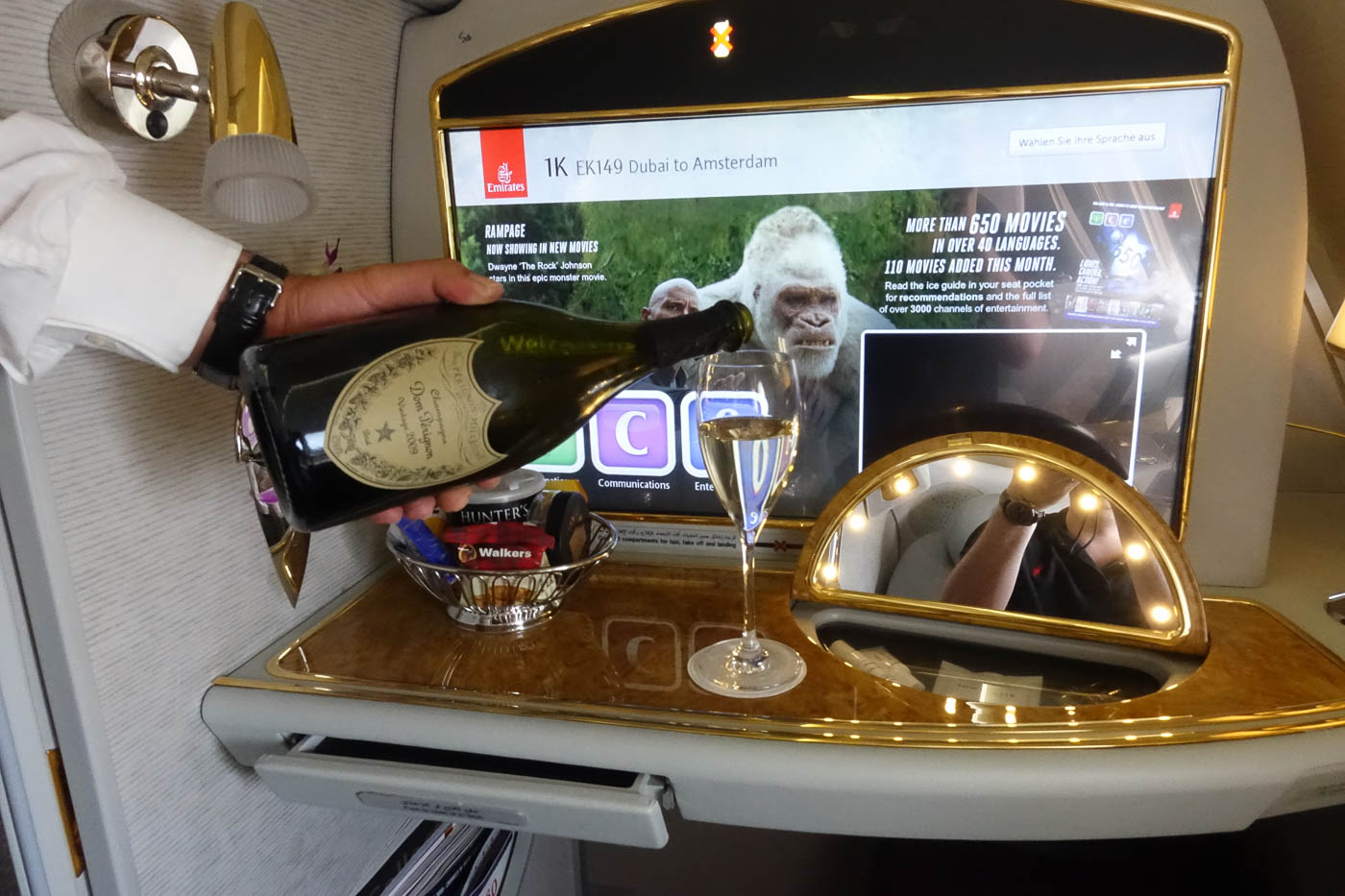 Fly Emirates First Class Free by Buying 36 Bottles of Red Wine