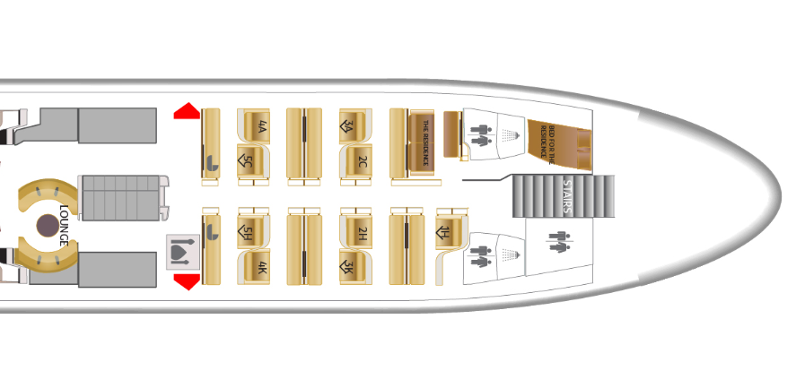 Review: Etihad EY32 A380 Apartments Paris to Abu Dhabi