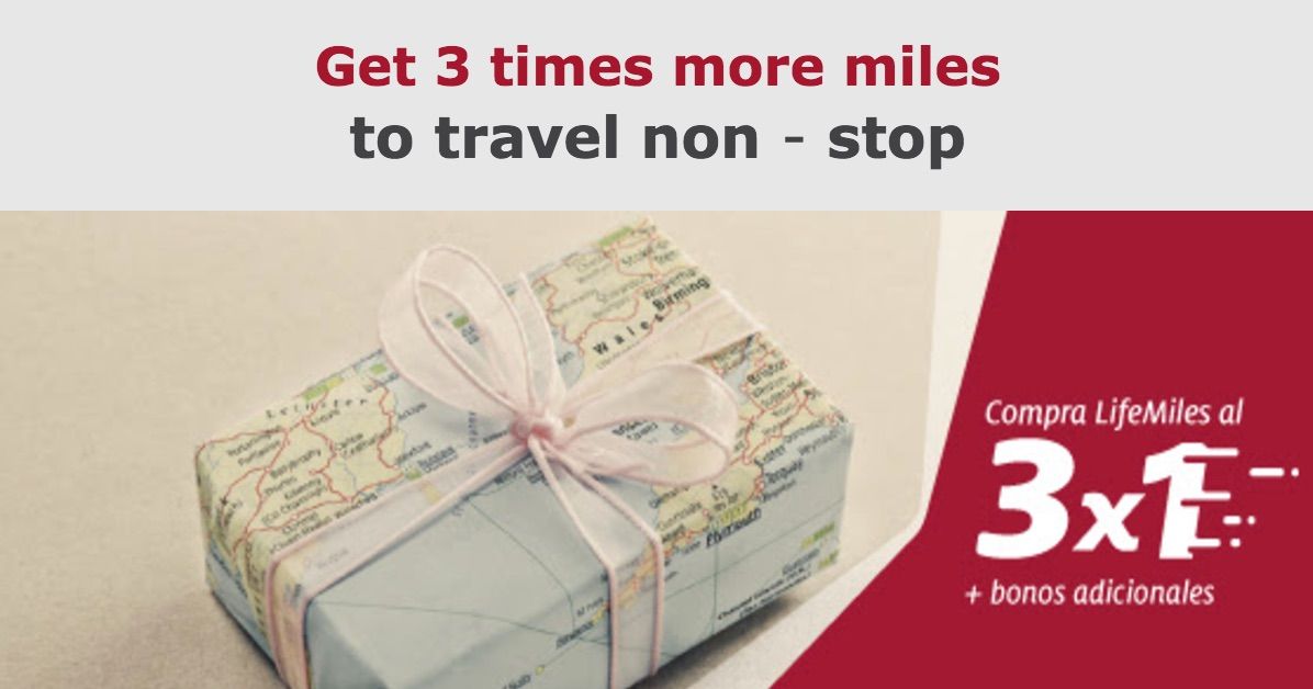 Lifemiles are running a follow up promotion