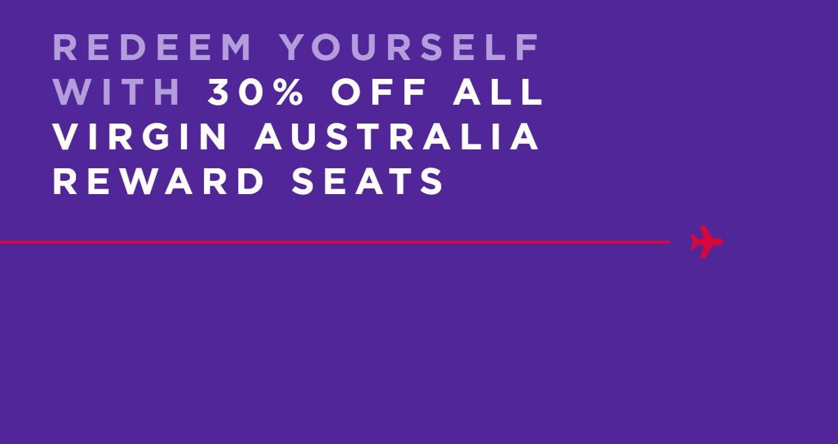Virgin are Offering 30% off ALL Award Seats