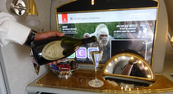 Review: Emirates A380 First Class Dubai to Amsterdam